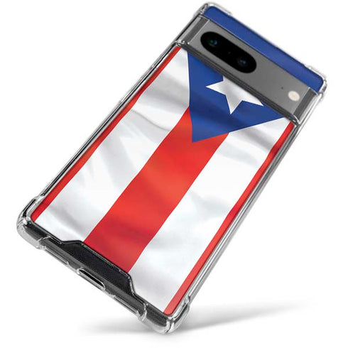 Puerto Rico Flag Google Pixel 7a Clear Case